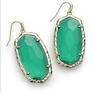Kendra Scott Elle Earrings - Emerald